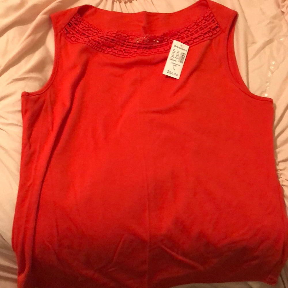 Orange/Red shirt
